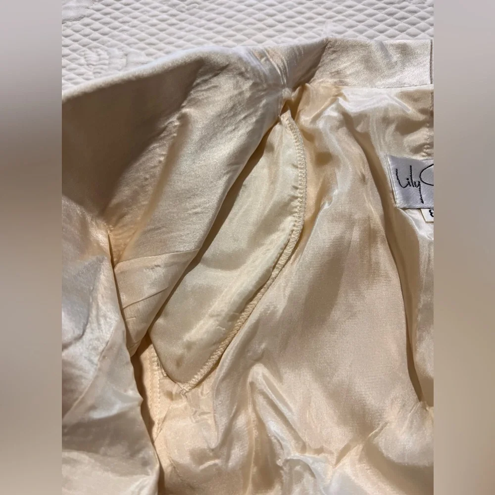 Lily Samii Blazer 100% Silk Sz 8